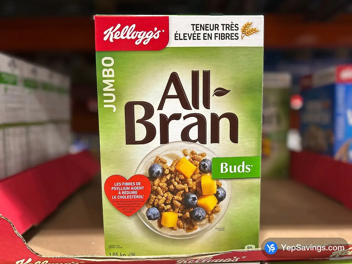 Costco KELLOGG'S ALL-BRAN BUDS 1.05 kg - Canada (ITM 768939)