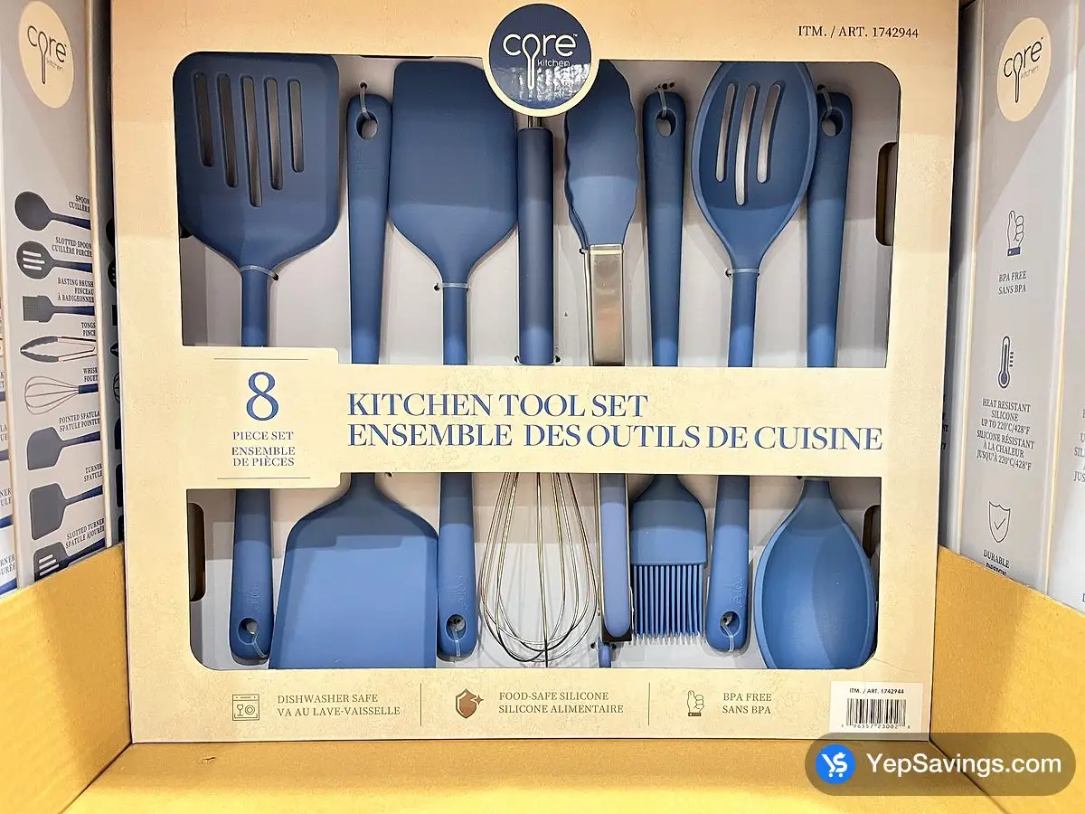 Costco CORE HOME KITCHEN UTENSIL SET 8 PIECES - Canada (ITM 1742944)
