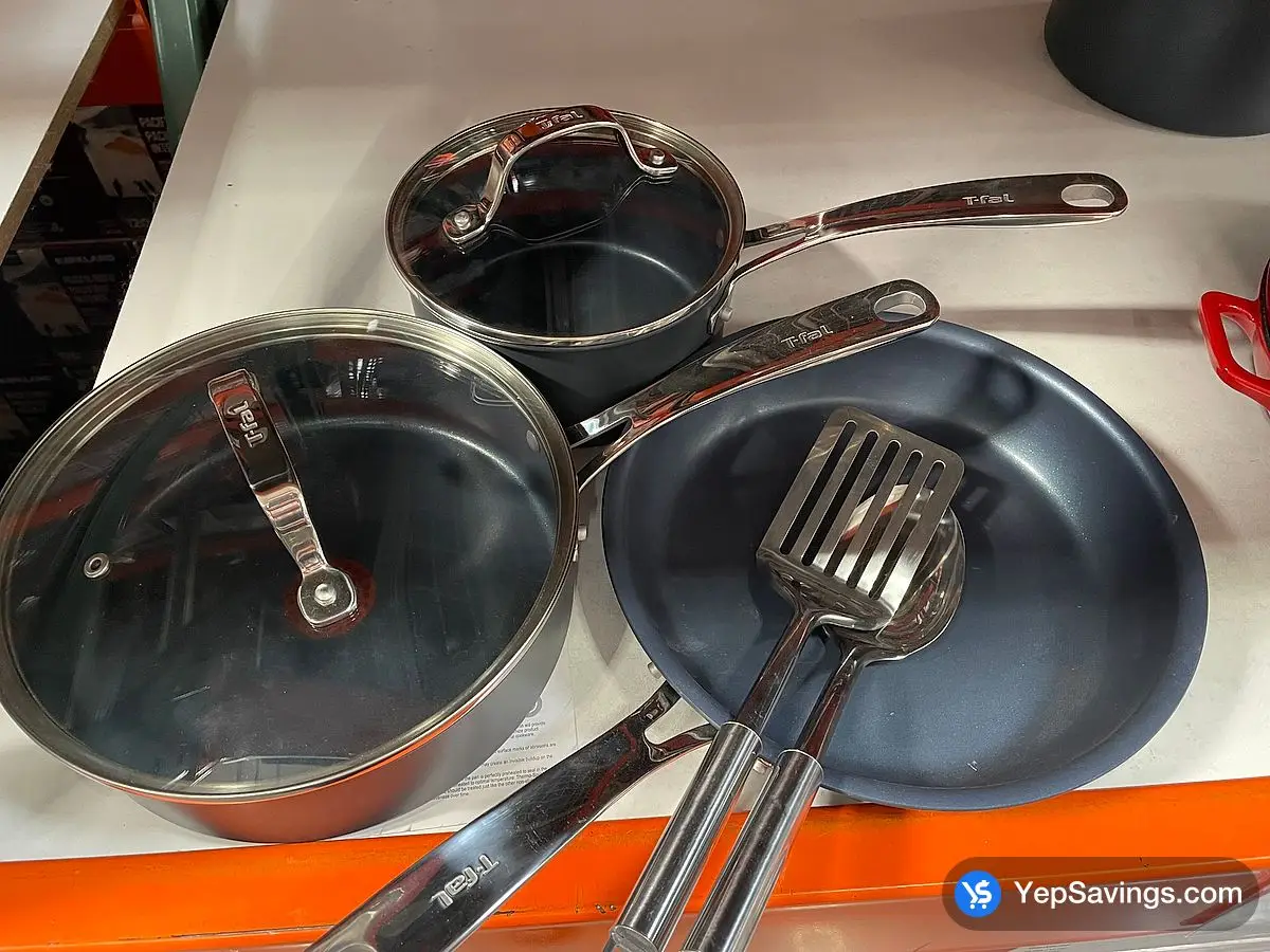 Costco TFAL PLATINUM NON - STICK COOKWARE SET 12 PIECES - Canada (ITM 1801935)