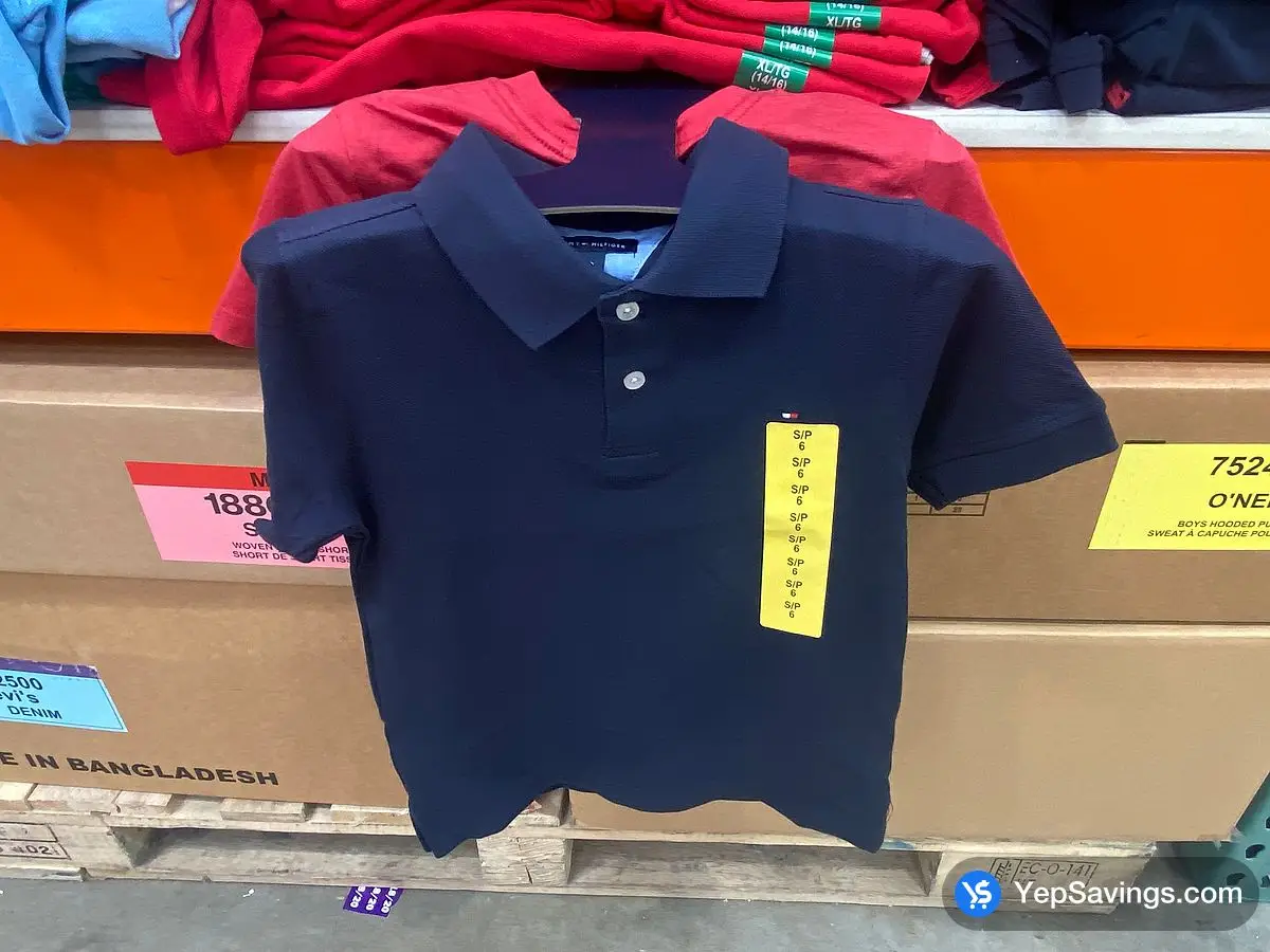Costco TOMMY HILFIGER POLO TSHIRT SET BOYS SIZES 6-14 / 16 - Canada (ITM 1128888)