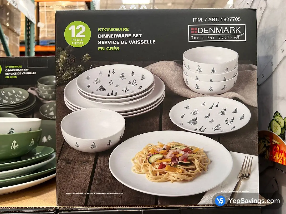Costco DENMARK HOLIDAY DINNERWARE SET 12 PIECES - Canada (ITM 1827705)