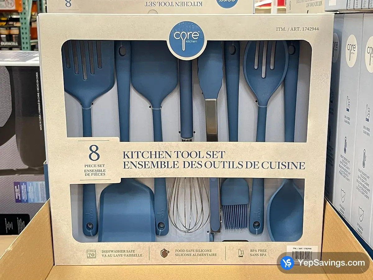 Costco CORE HOME KITCHEN UTENSIL SET 8 PIECES - Canada (ITM 1742944)