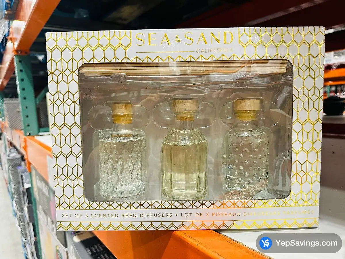 Costco SEA & SAND REED DIFFUSER 3 PIECES - Canada (ITM 1751861)