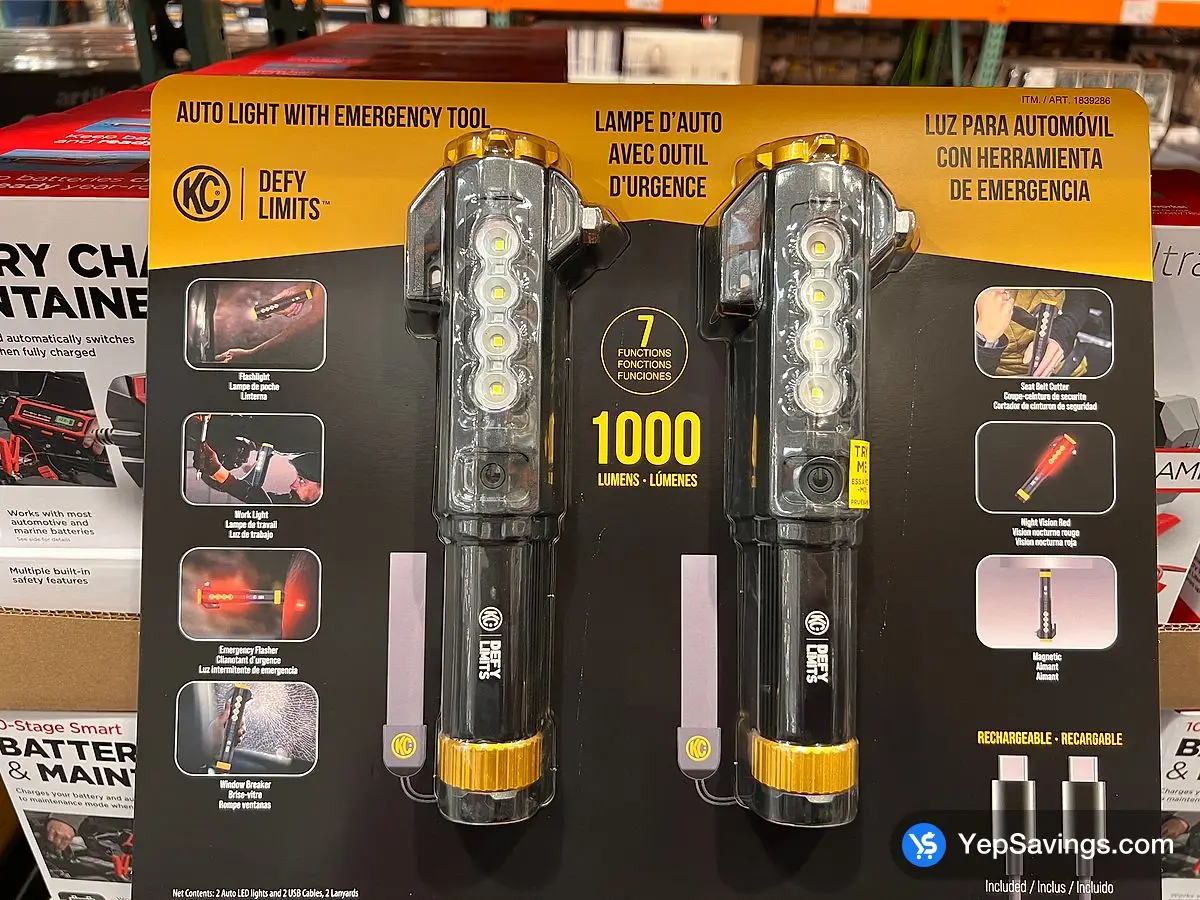 Costco KC 3 - IN - 1 EMERGENCY TOOL PACK OF 2 - Canada (ITM 1839286)