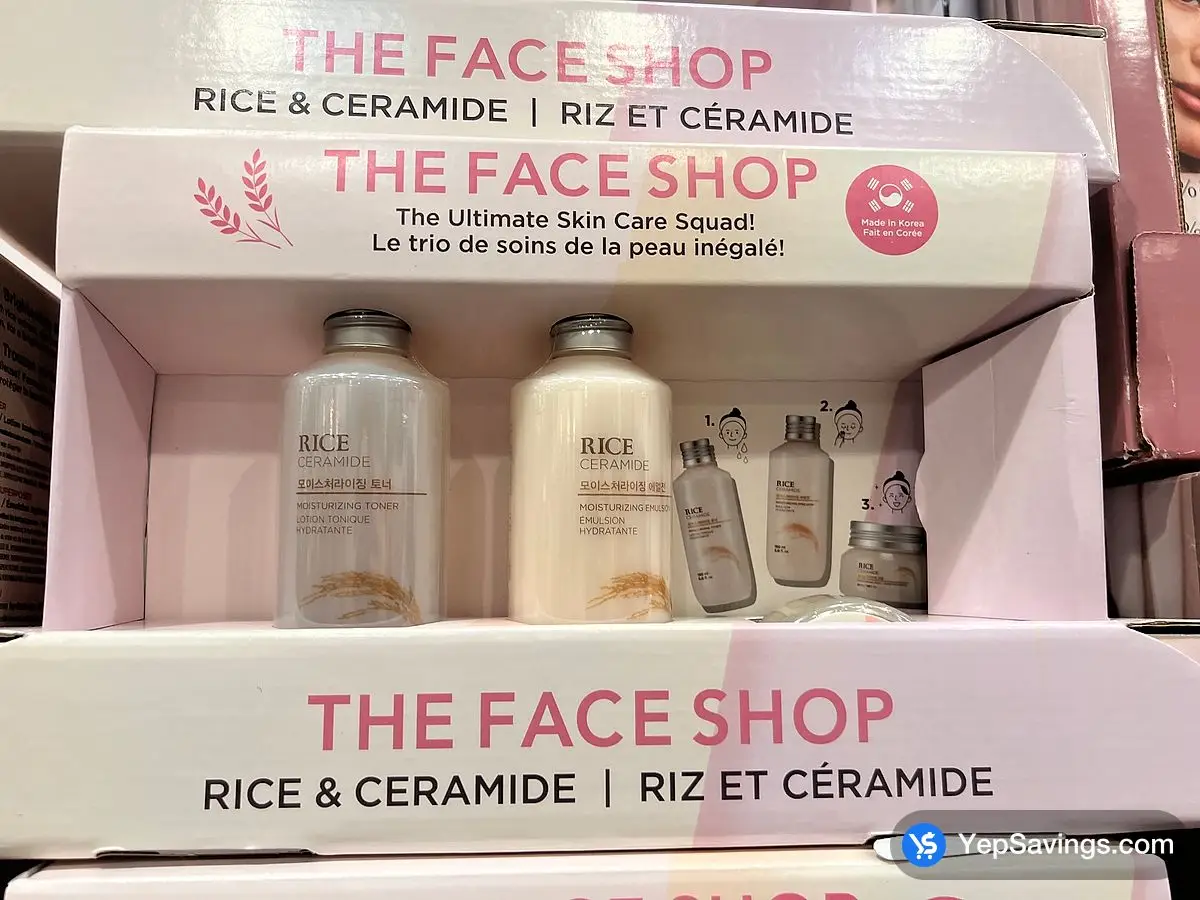Costco THE FACE SHOP RICE CERAMIDE KIT 3 PCE - Canada (ITM 1847954)