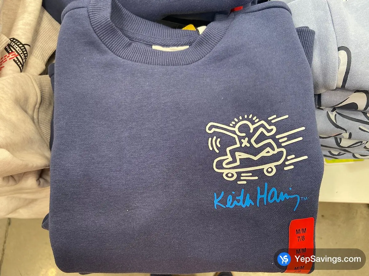 Costco KEITH HARING VARSITY SWEATSHIRT KIDS SIZES S - XXL - Canada (ITM 1048888)