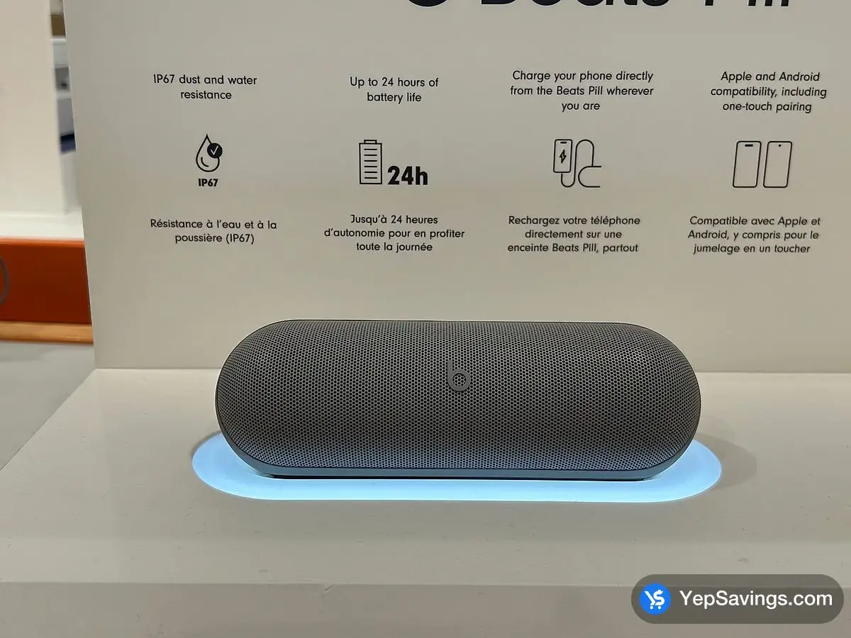 Costco BEATS PILL BLUETOOTH SPEAKER DARK GREY - Canada (ITM 5555351)