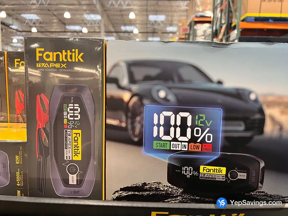 Costco FANTTIK T9 APEX JUMP STARTER 3000 AMPS - Canada (ITM 1847328)