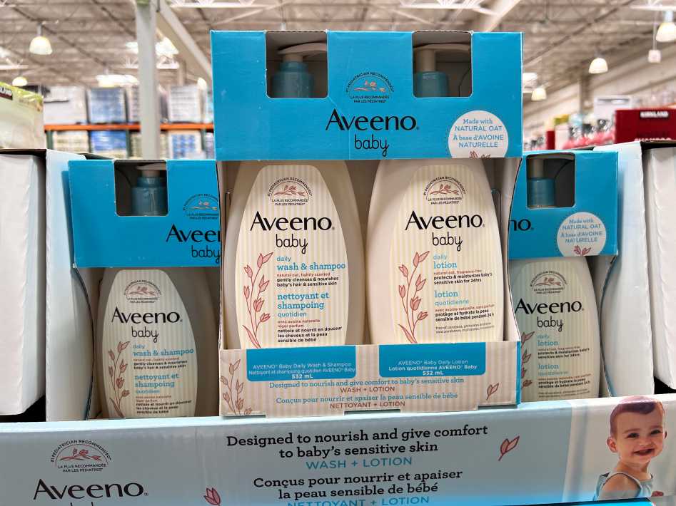 Costco AVEENO BABY WASH AND LOTION 2 x 532 mL - Canada (ITM 1594827)