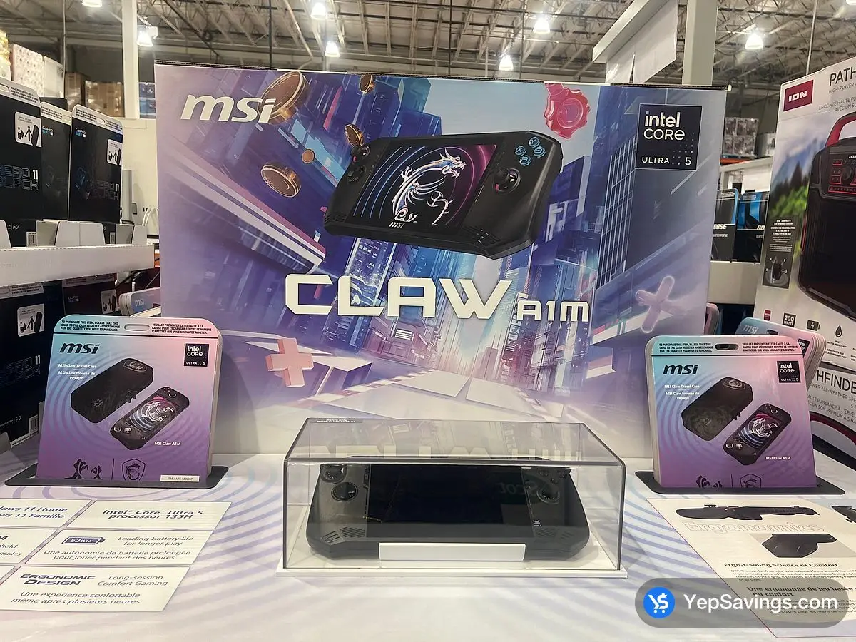Costco MSI CLAW 7 " HANDHELD GAMING A1M - 048CA - Canada (ITM 1829367)