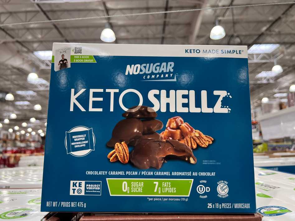 Costco NO SUGAR KETO SHELLZ CARAMEL 475 g - Canada (ITM 1640427)