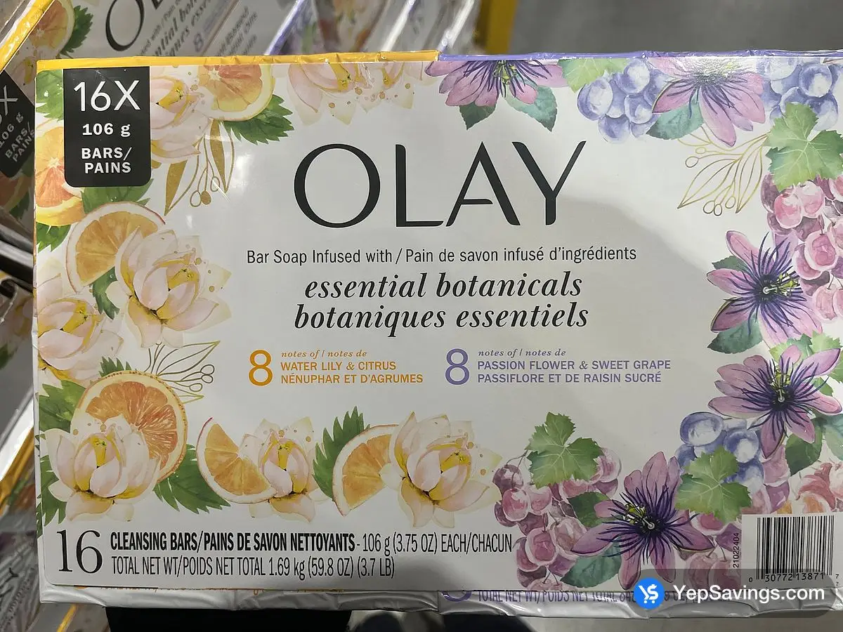 Costco OLAY BOTANICALS BAR SOAP 16 x 106 g - Canada (ITM 1791123)