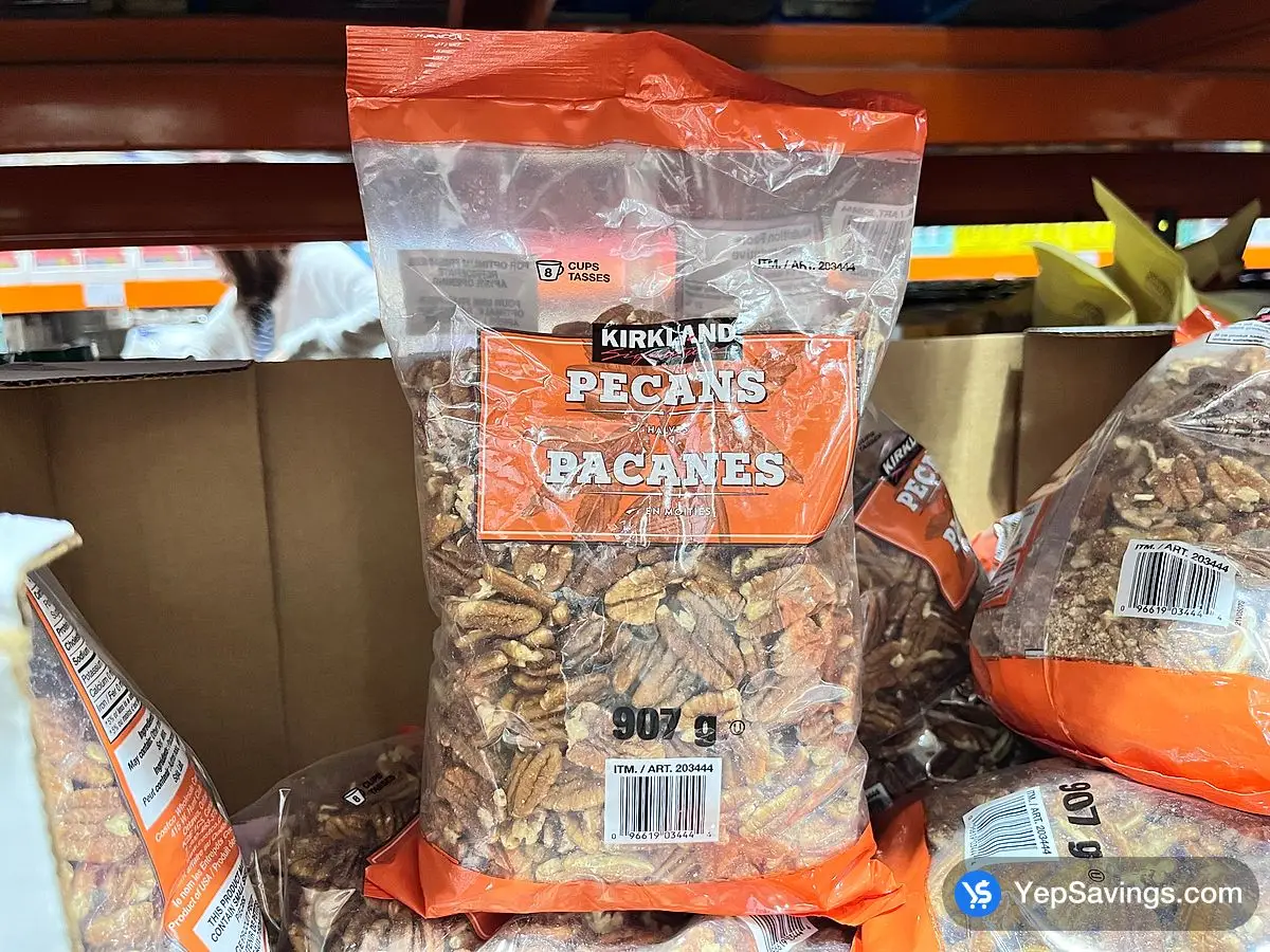 Costco KIRKLAND SIGNATURE PECAN HALVES 907 g - Canada (ITM 203444)