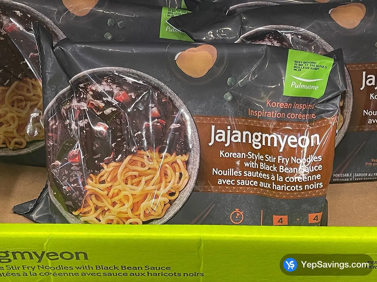 Costco PULMUONE BLACK BEAN NOODLES 1.3 kg - Canada (ITM 1837277)