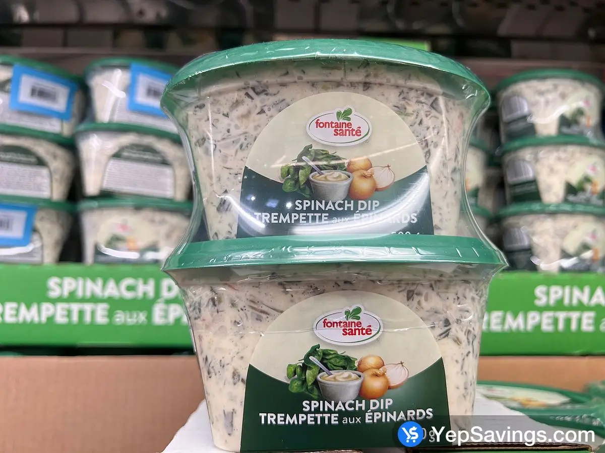 FONTAINE SANTE SPINACH DIP 2 x 500 g ITM 1434345 at Costco