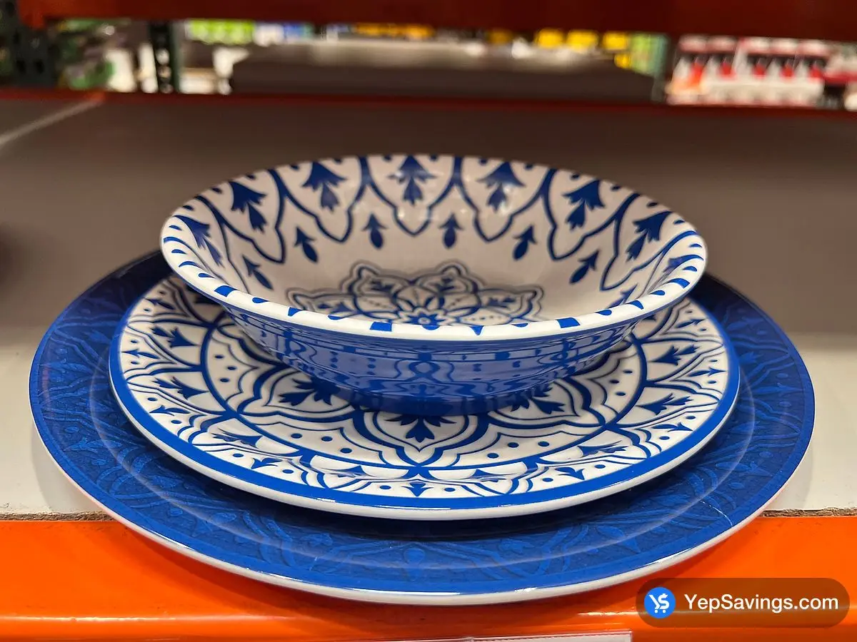 PANDEX MELAMINE DINNERWARE 12 PIECES ITM 1759340 at Costco