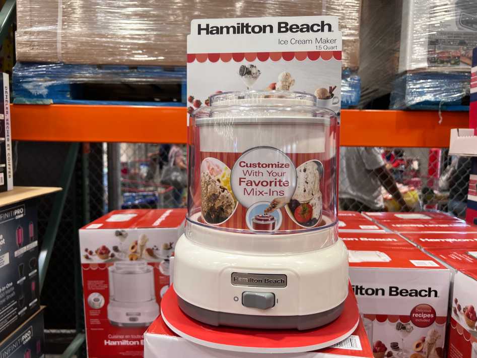 Costco HAMILTON BEACH ICE CREAM MAKER ^1.5 QT - Canada (ITM 1001041)