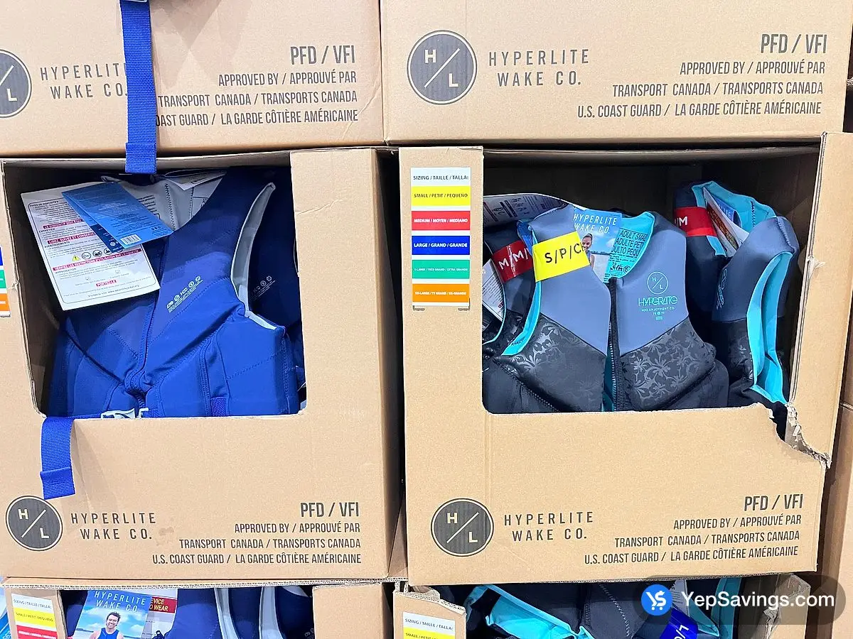 Costco HYPERLITE WOMENS PFD VEST SIZES S - XL - Canada (ITM 1819493)