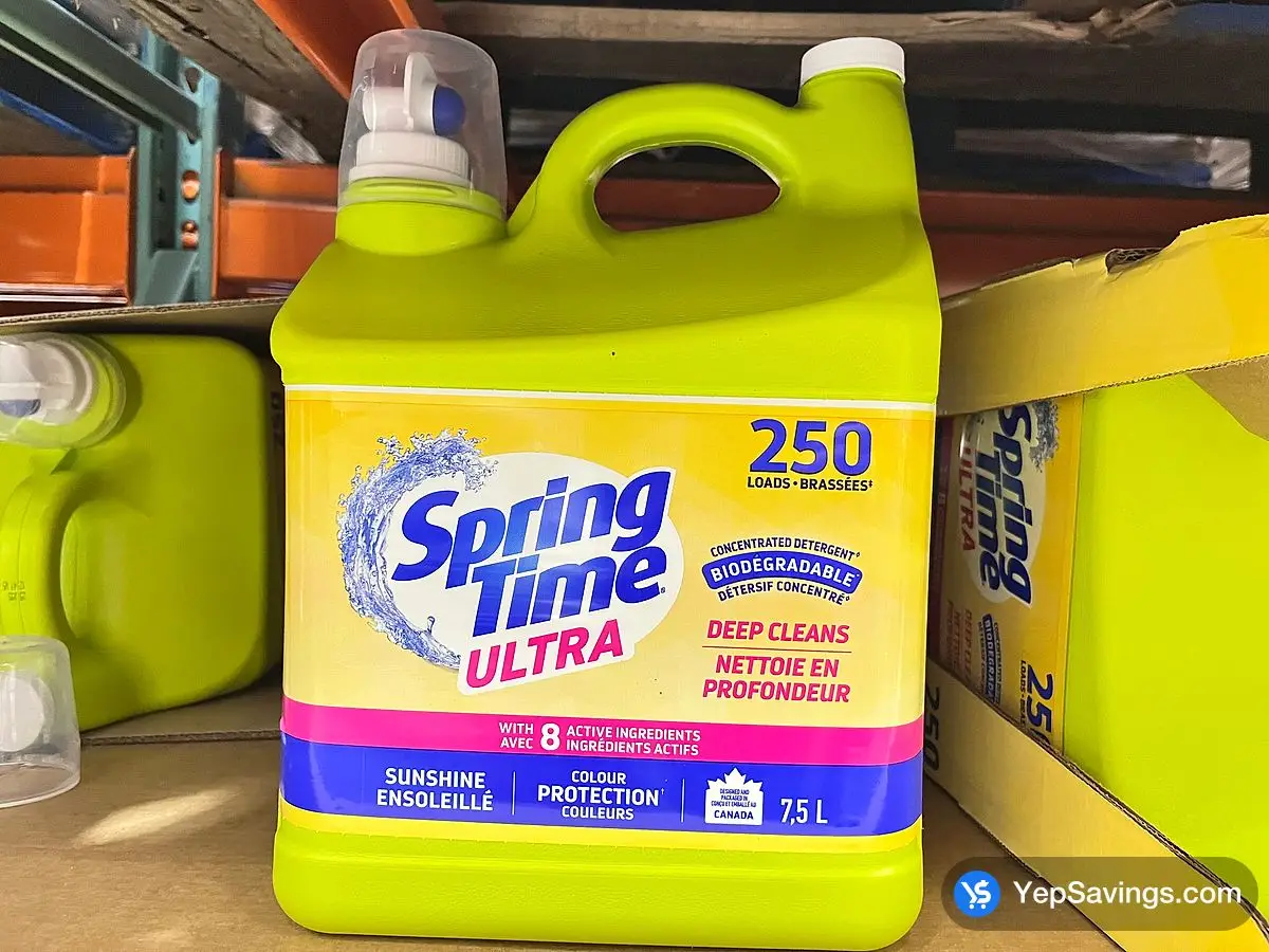 Costco SPRING TIME ULTRA 250 WASHLOADS - Canada (ITM 1834832)