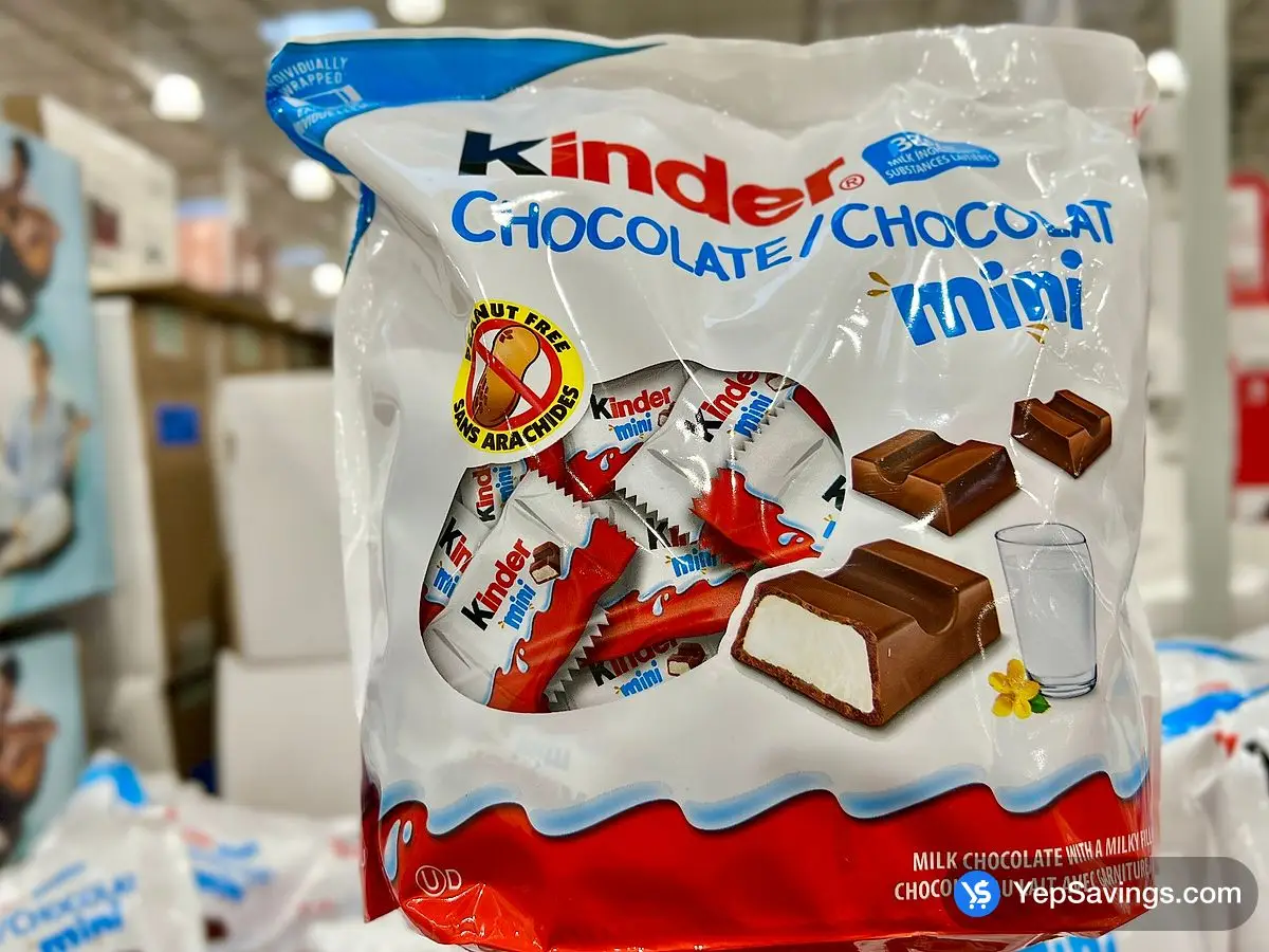 KINDER MINI CHOCOLATE 330g ITM 1659396 at Costco