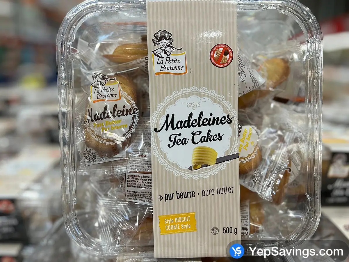 Costco LA PETITE BRETONNE MADELEINES PURE BUTTER 500 g 19 count D7 - Canada (ITM 423657)