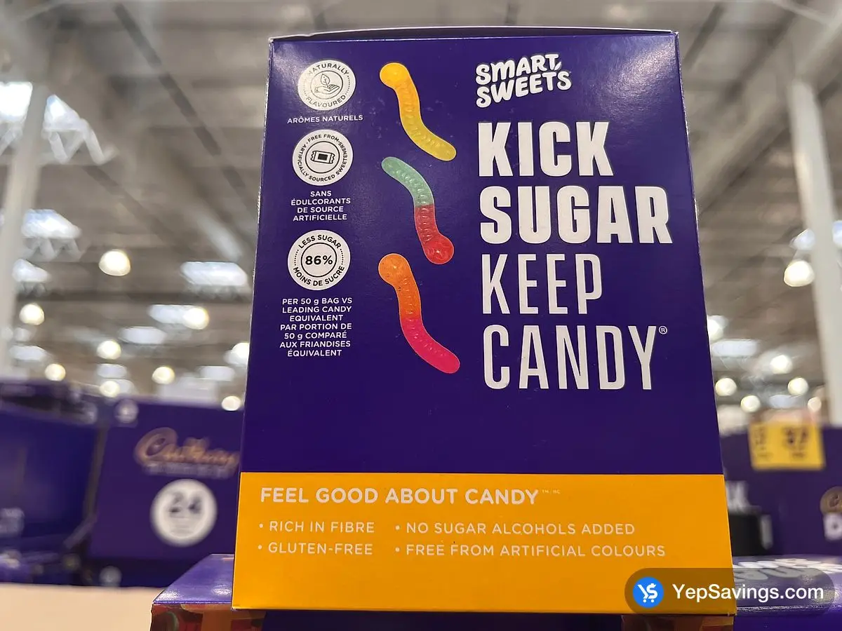 Costco SMART SWEETS GUMMY WORMS 6 x 50 g - Canada (ITM 1768073)