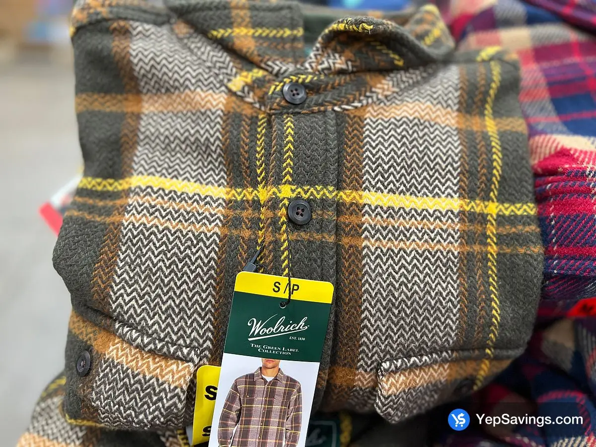 Costco WOOLRICH FLANNEL SHIRT JACKET + MENS SIZES S - XXL - Canada (ITM 1719164)