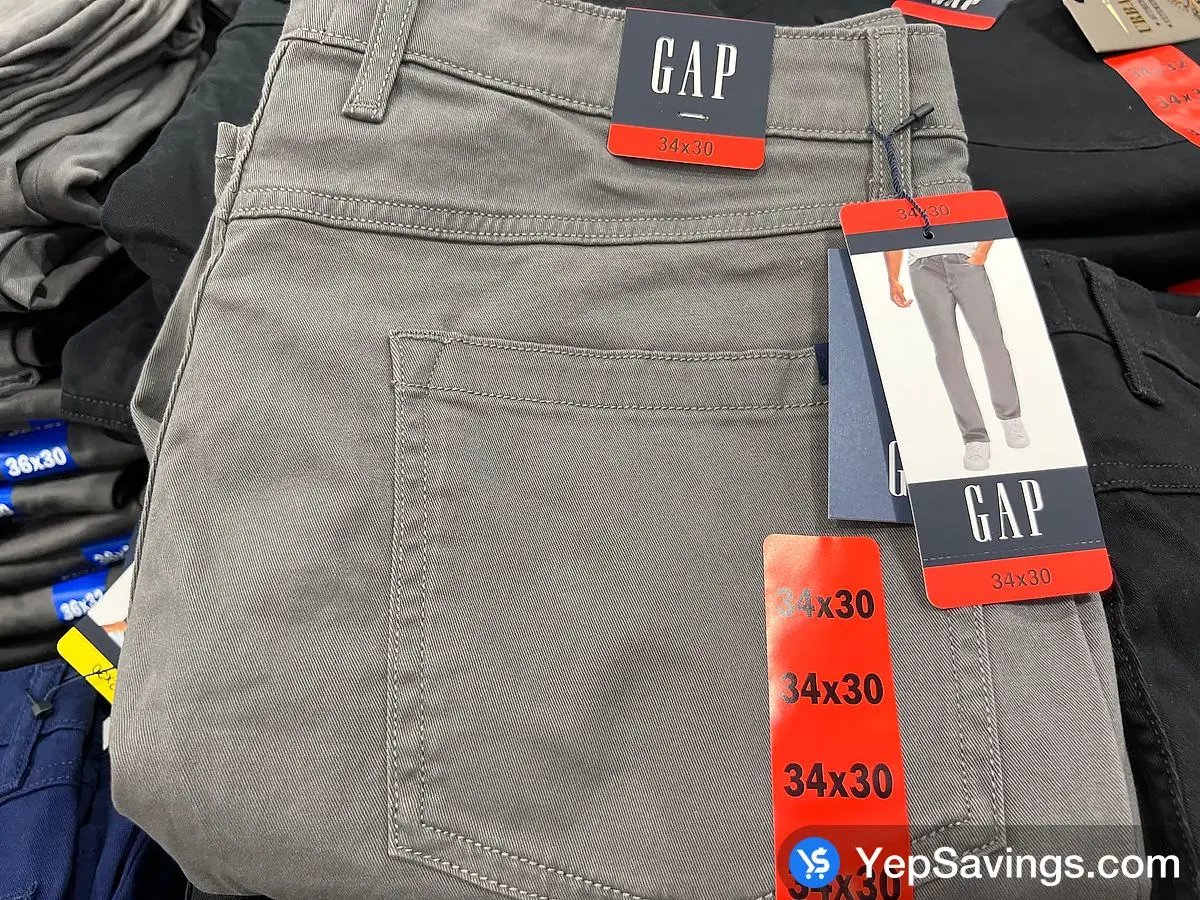 Costco GAP 5 POCKET PANT + MENS SIZES 30-40 - Canada (ITM 1746167)