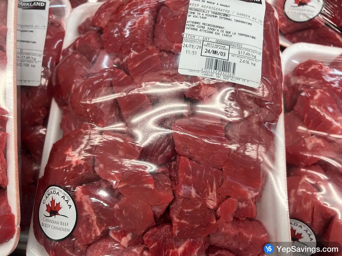 Stewing Beef    ITM 21931 at Costco