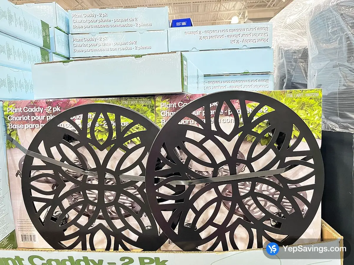 Costco STYLECRAFT STEEL PLANT CADDY 2 PACK - Canada (ITM 1807239)