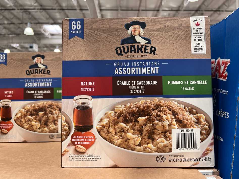 QUAKER INSTANT OATMEAL Pack of 66 ITM 1422488 at Costco