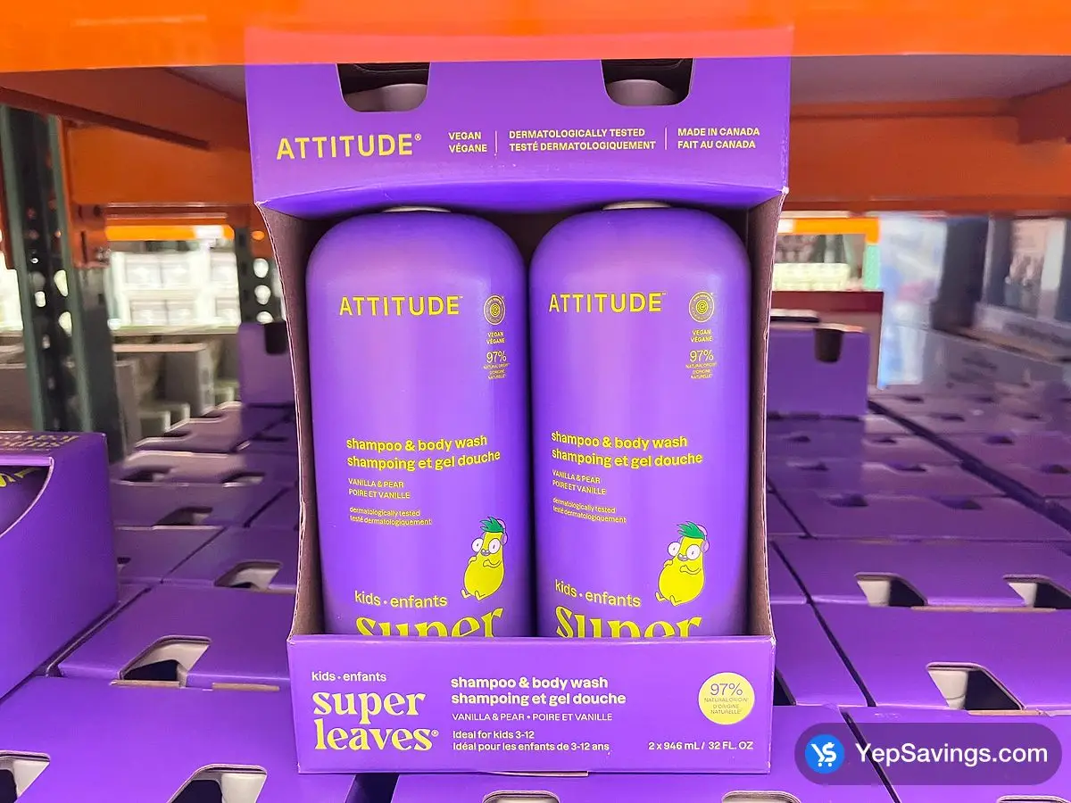 ATTITUDE KIDS SHAMPOO & BODY WASH 2 x 946mL - Costco Canada (ITM 1945816) (image 2)