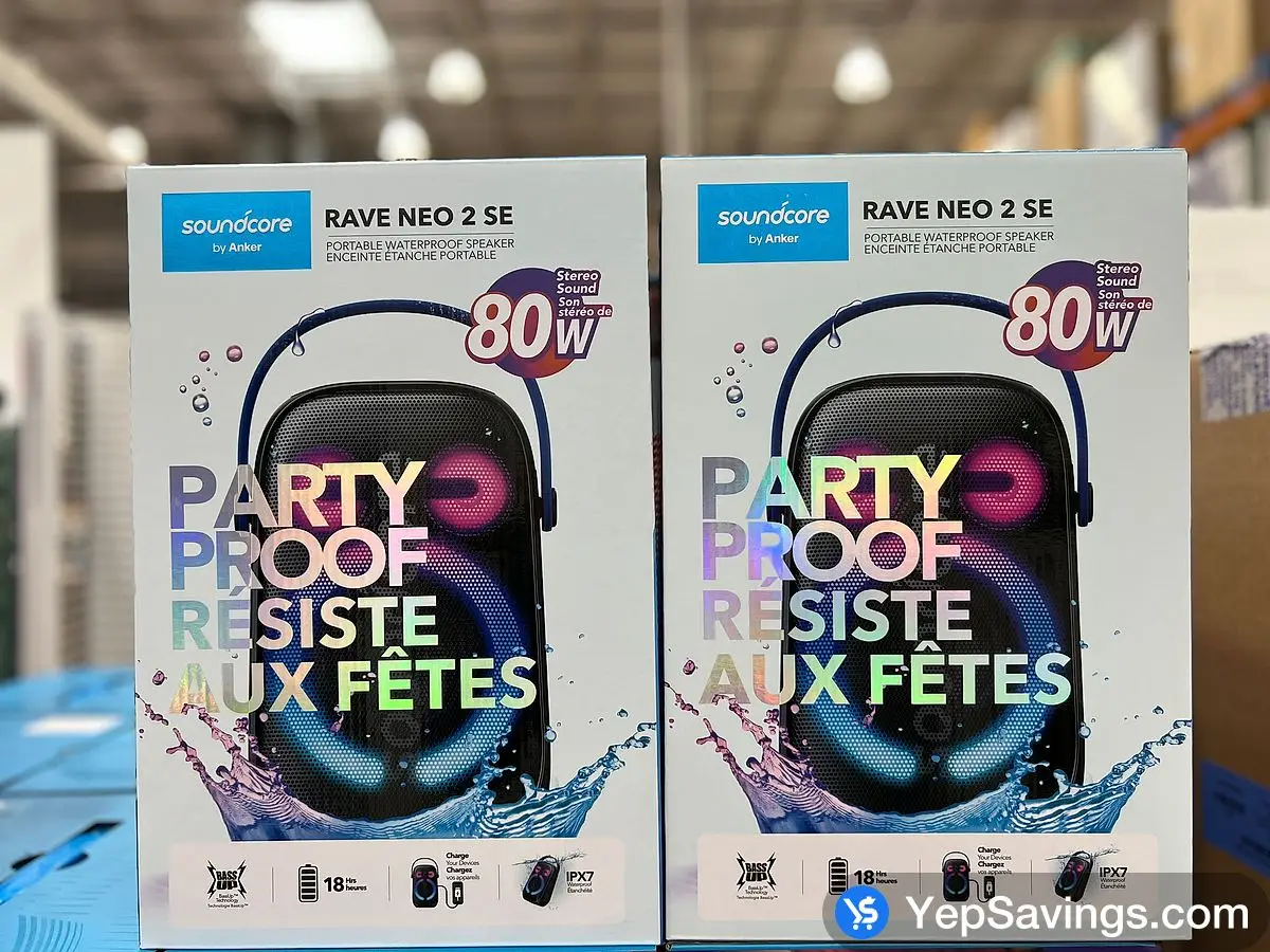Costco ANKER RAVE NEO 2 SE BLUETOOTH SPEAKER - Canada (ITM 8778802)