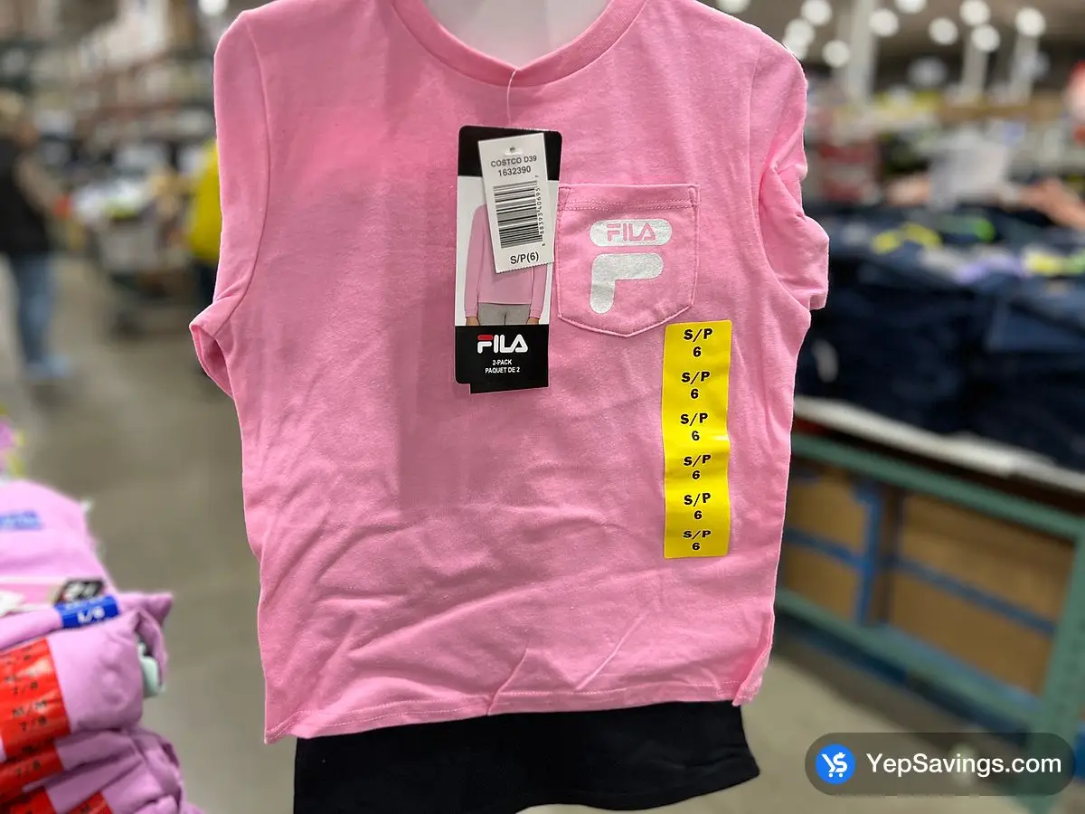 Costco FILA L/S T-SHIRT 2PK GIRLS SIZES S-XL - Canada (ITM 1632390)
