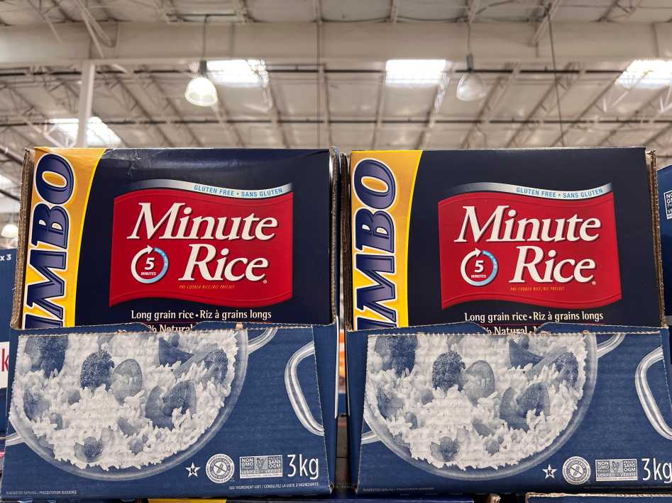 MINUTE RICE ISNTANT WHITE RICE 3 kg ITM 249118 at Costco