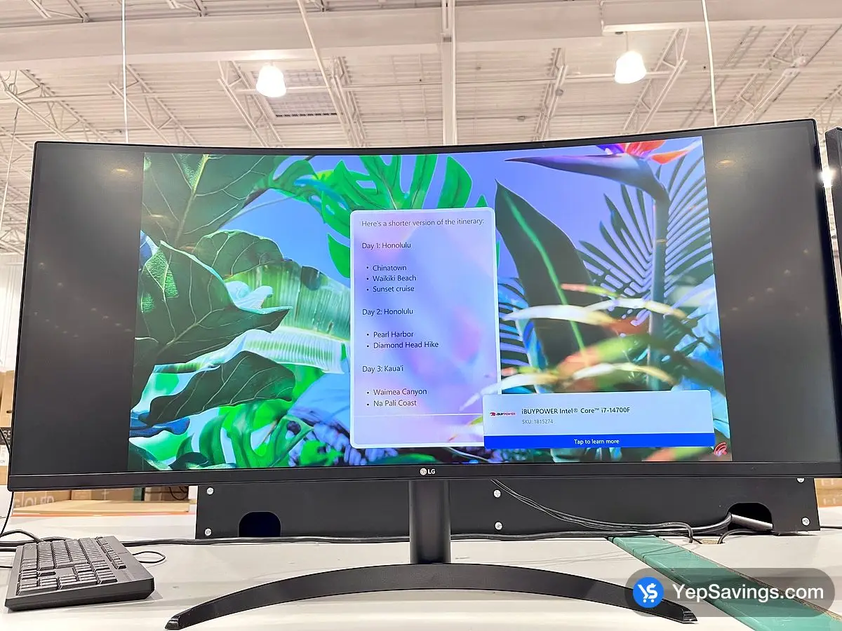 Costco LG 34 " CURVED MONITOR 34WP60C - B - Canada (ITM 9945950)