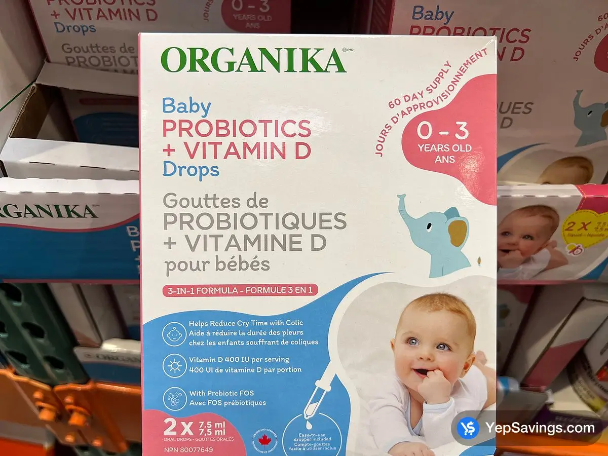 Costco ORGANIKA BABY PROBIOTIC 2 x 7.5ml - Canada (ITM 5085902)