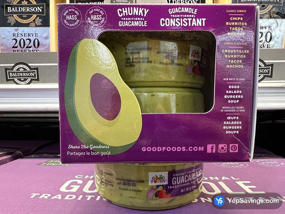 GOOD FOODS TABLESIDE GUACAMOLE 3 X 283 g ITM 676857 at Costco