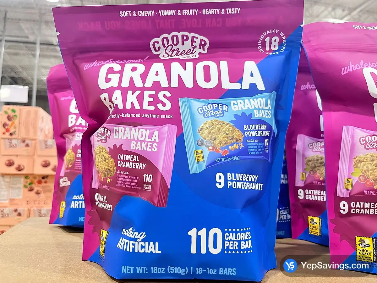 Costco COOPER STREET GRANOLA BAKES VARIETY 18 x 28 g - Canada (ITM 4160032)