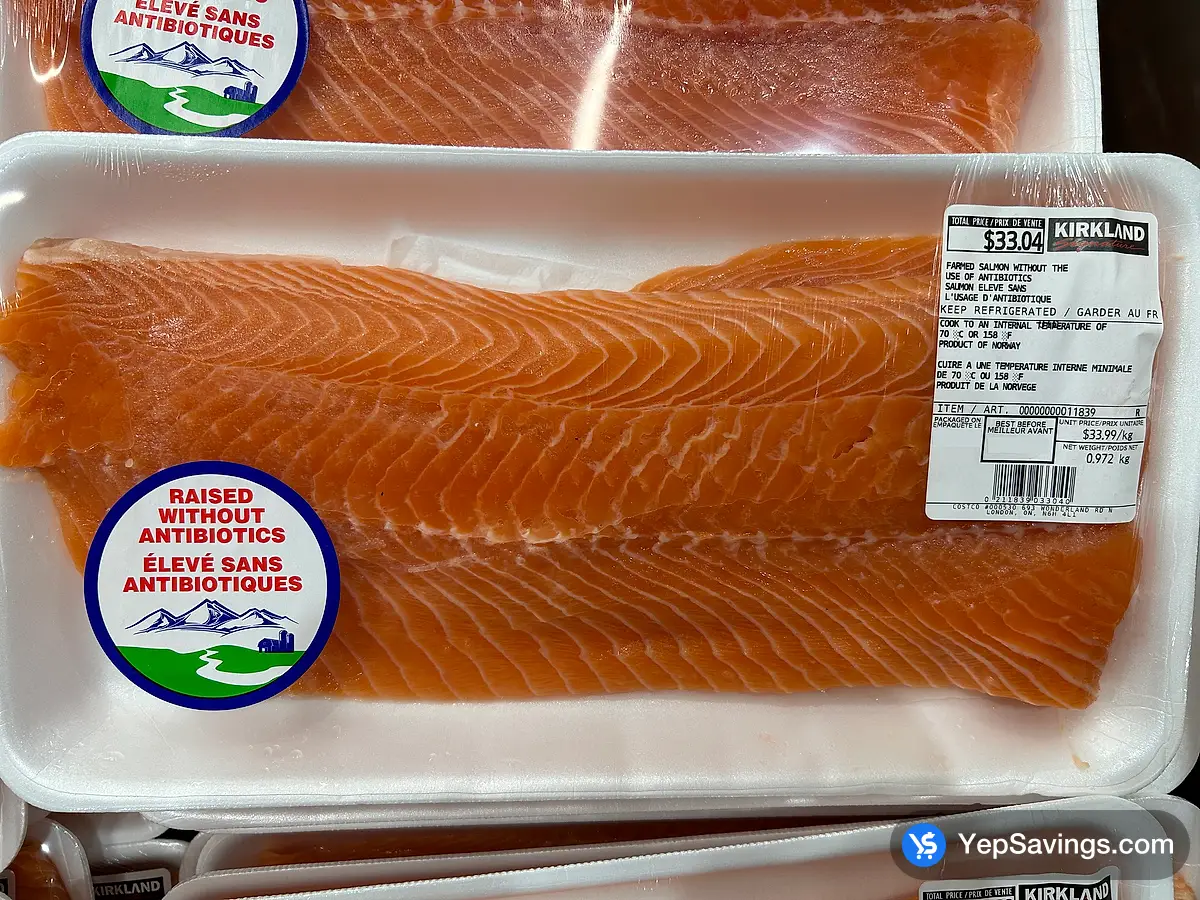Costco RWA SALMON FILLET - Canada (ITM 11839)