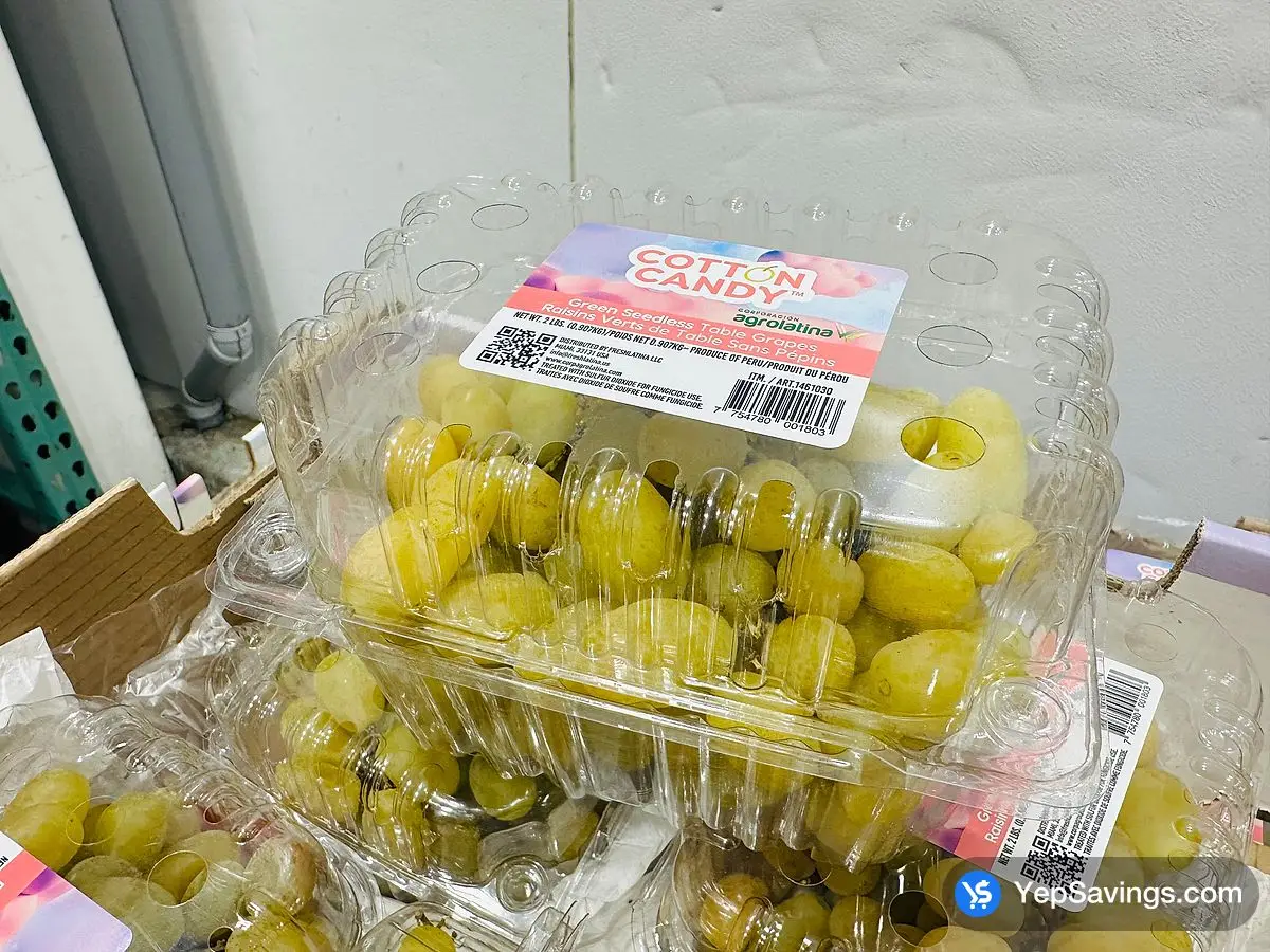 Costco COTTON CANDY GRAPES PRODUCT OF PERU OR SOUTH AFRICA - Canada (ITM 1461030)