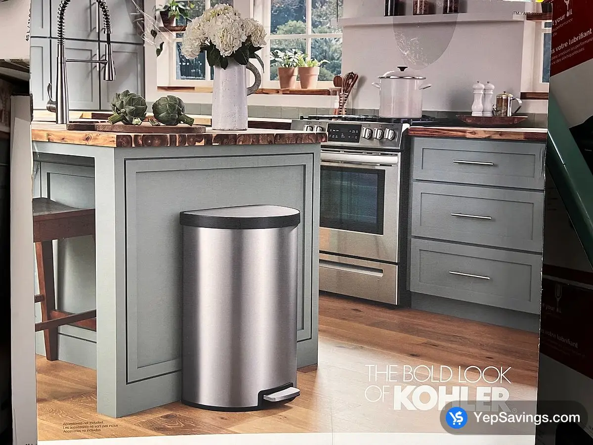 KOHLER SEMI - ROUND STEP CAN 45L ITM 2323044 at Costco