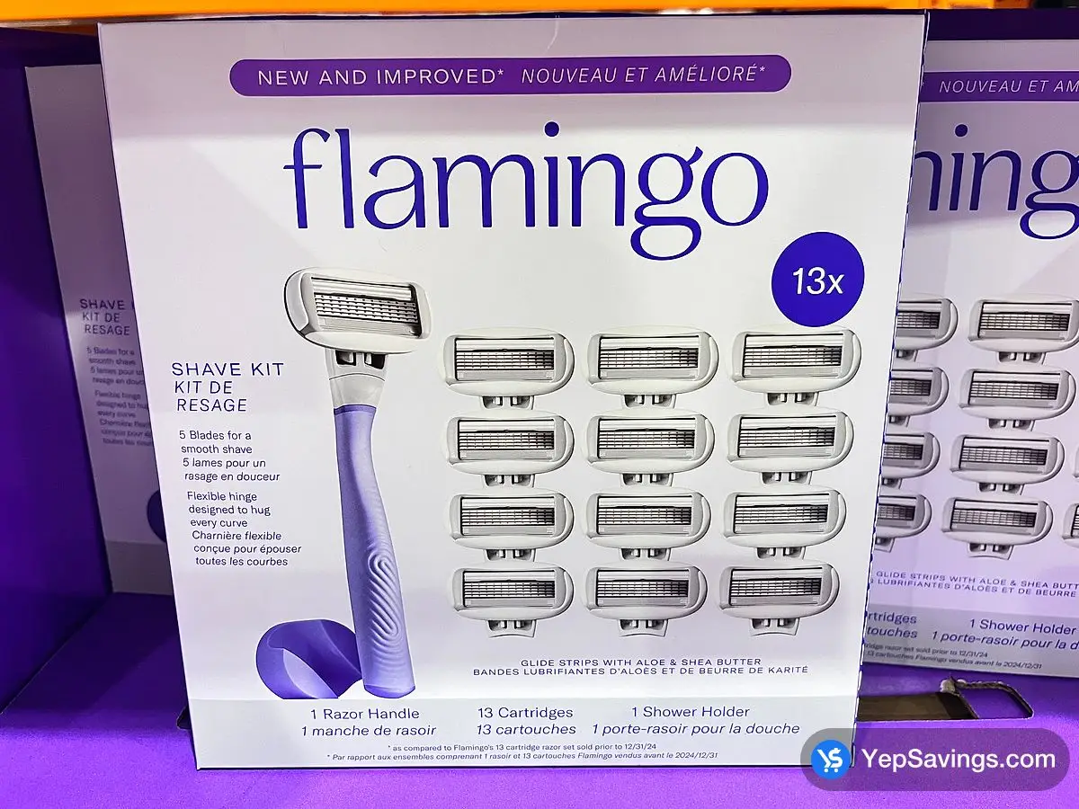 Costco FLAMINGO LILAC RAZOR PACK OF 13 - Canada (ITM 1897288)