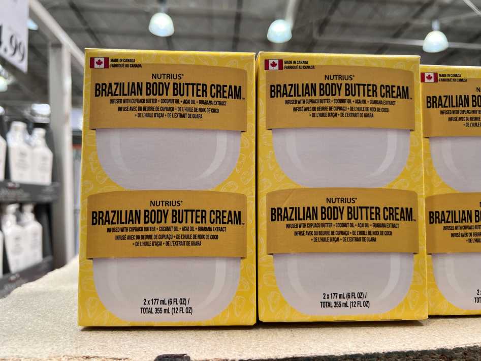 NUTRIUS BRAZILIAN BODY CREAM 2 x 177 mL ITM 1647871 at Costco