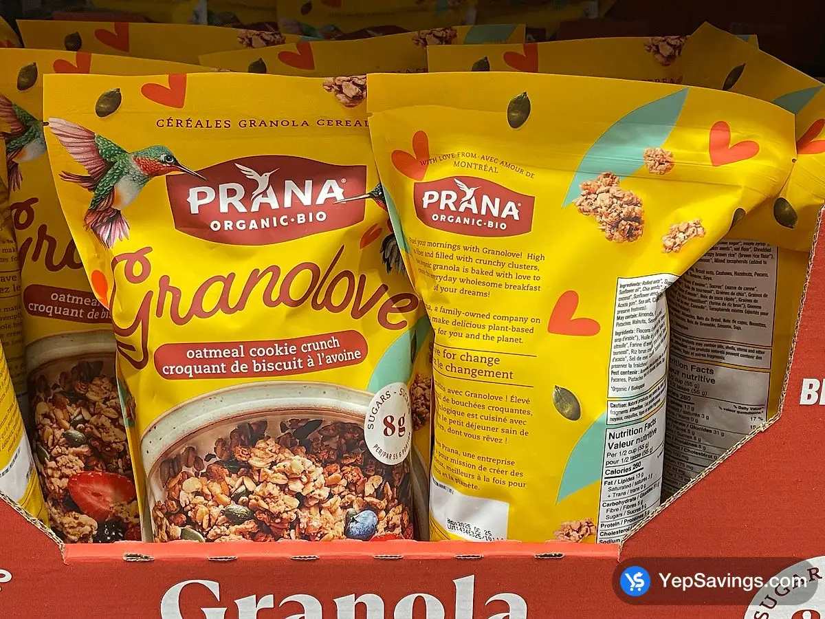 Costco PRANA GRANOLOVE 1 kg - Canada (ITM 1756486)