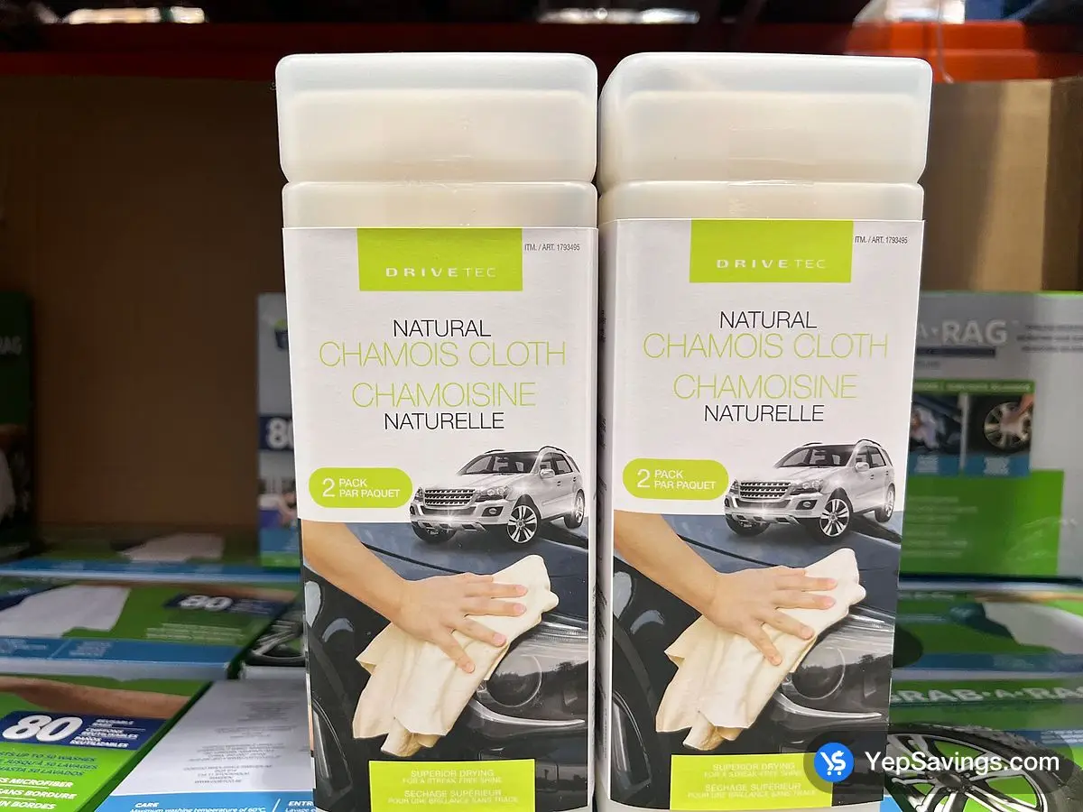 Costco SHEEPSKIN CHAMOIS PACK OF 2 - Canada (ITM 1793495)