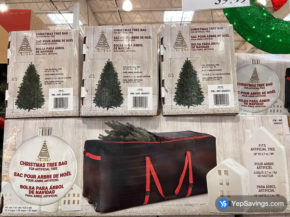 Costco CHRISTMAS TREE BAG FOR ARTIFICIAL TREE UP TO 9FT - Canada (ITM 2060221)
