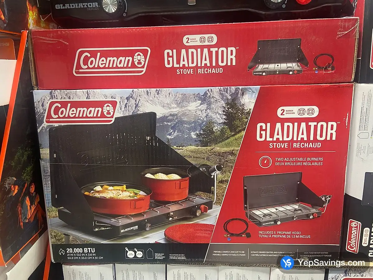 Costco COLEMAN GLADIATOR 2 BURNER STOVE - Canada (ITM 1878429)