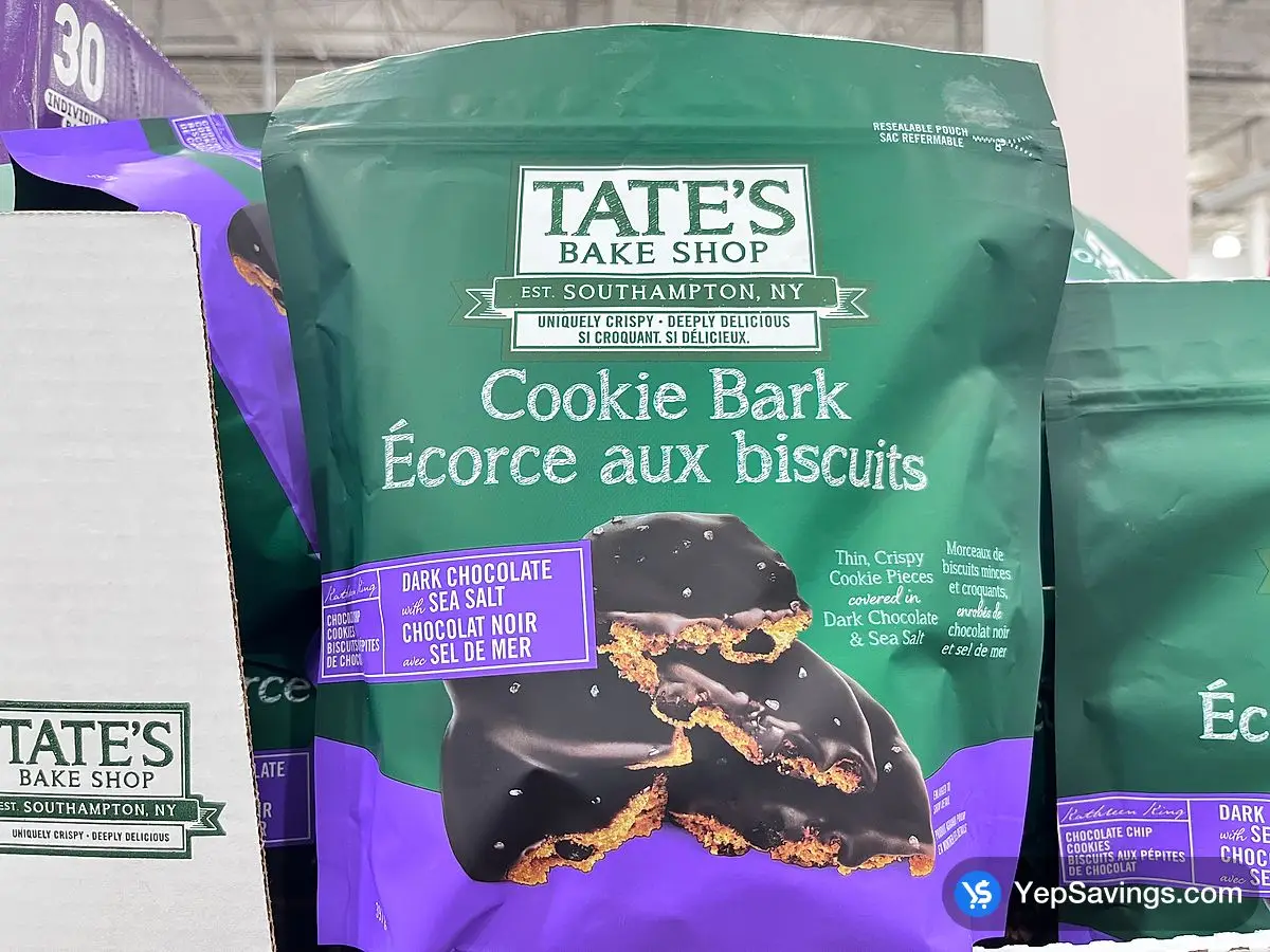 Costco TATE'S BAKE SHOP COOKIE BARK 397 g - Canada (ITM 1805136)