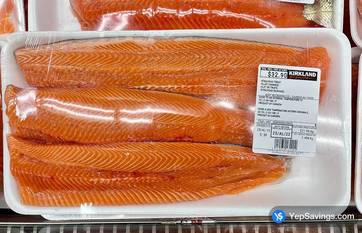 Costco STEELHEAD TROUT FILLETS - Canada (ITM 10932)